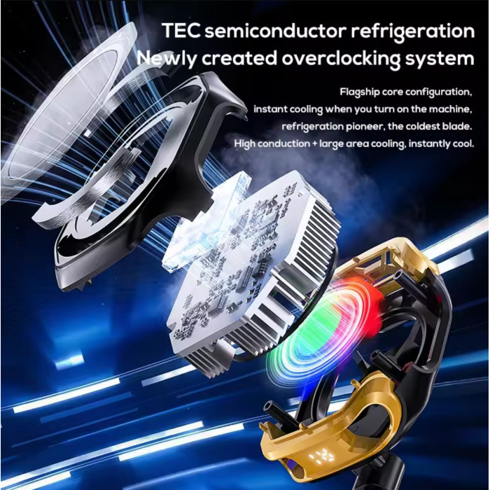 Купить MEMO CX12 — кулер для смартфона с аккумулятором и RGB