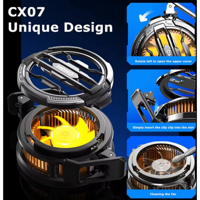 Купить MEMO CX12 — кулер для смартфона с элементом Пельтье и RGB
