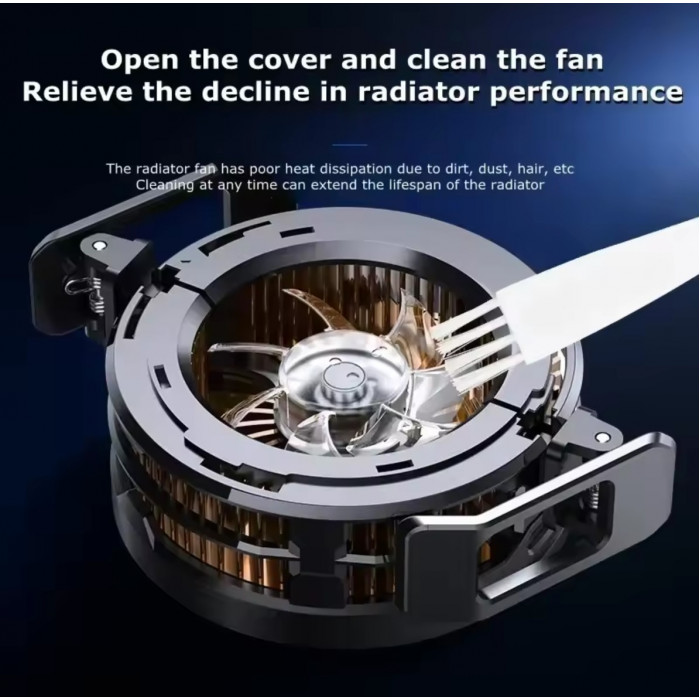 Купить MEMO CX08 — кулер для смартфона с элементом Пельтье и RGB