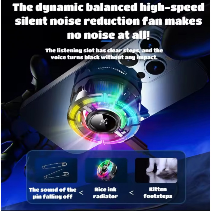 Купить MEMO CX15— кулер для смартфона с элементом Пельтье и RGB