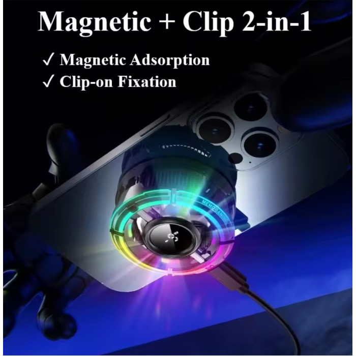 Купить MEMO CX15— кулер для смартфона с элементом Пельтье и RGB