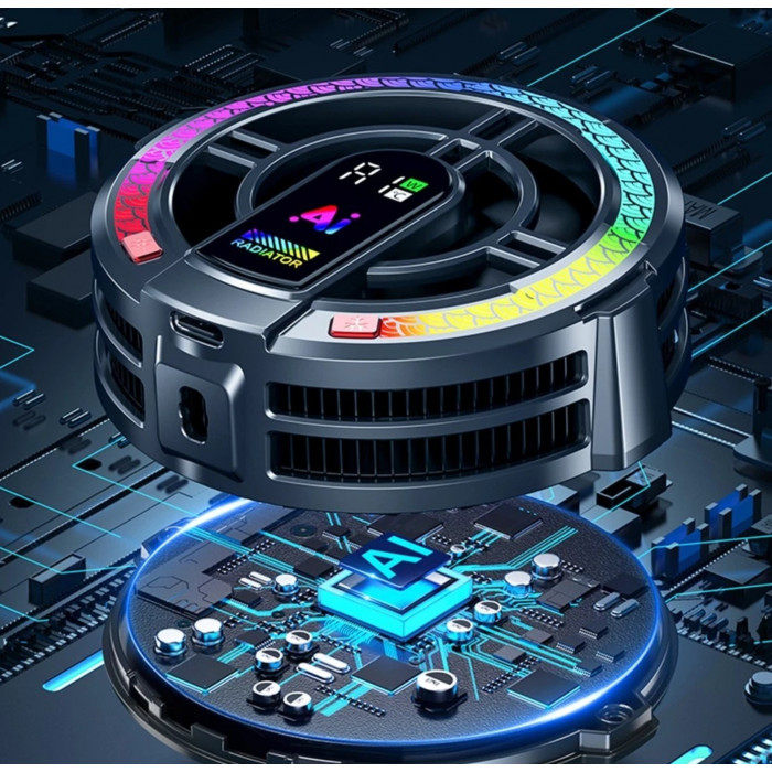 Купити Ігровий кулер для телефону/планшета TH06 Pro AI 24W Пельтьє