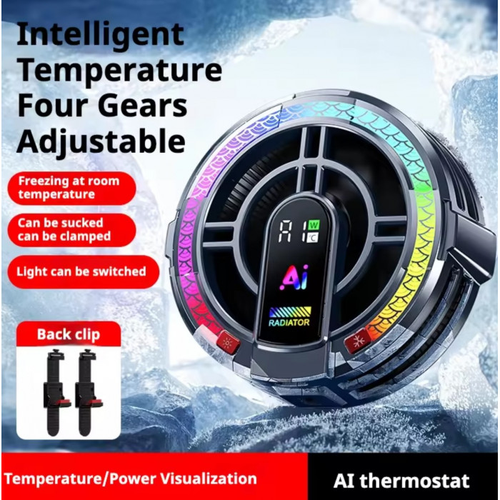 Купити Ігровий кулер для телефону/планшета TH06 Pro AI 24W Пельтьє