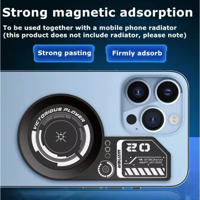 Купить MEMO VC01 — магнитная алюминиевая пластина для охлаждения смартфона