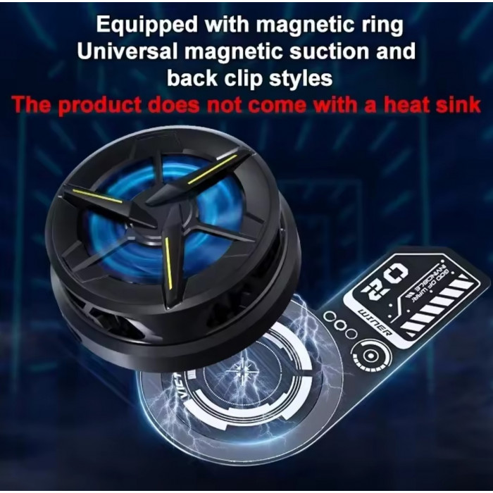 Купить MEMO VC01 — магнитная алюминиевая пластина для охлаждения смартфона