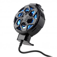 Игровой кулер-вентилятор X18 для смартфона — мощное охлаждение, большой вентилятор, LED-подсветка, быстрая установка