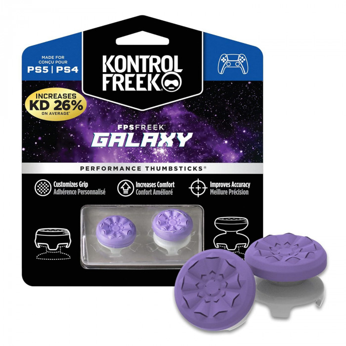 Купити Накладки на стіки KontrolFreek Galaxy Purple для PS4/PS5