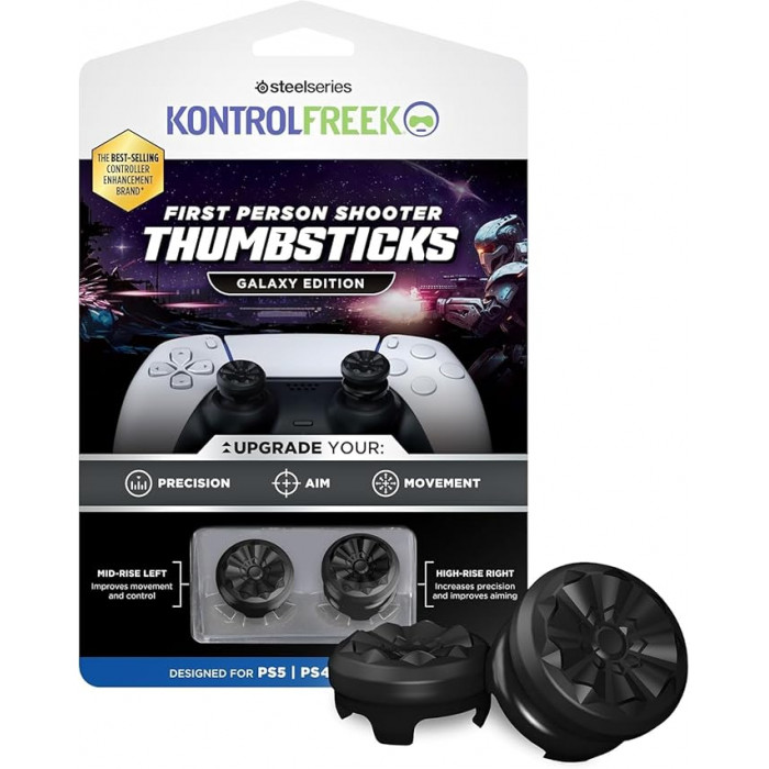 Купити Накладки на стики KontrolFreek FPS Freek Galaxy Edition Black для PS4/PS5