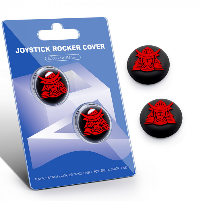 Купить Накладки на стики PS5/PS4/Xbox Samurai Черные – 2 шт.