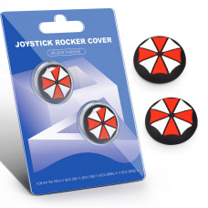 Силиконовые накладки на стики PS5/PS4/Xbox Umbrella Corporation (Resident Evil) – Thumb Grips 2 шт (антиковские)