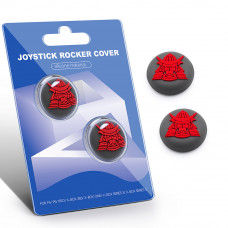 Силіконові накладки на стіки PS5 / PS4 / Xbox Samurai – Thumb Grips 2 шт (антиковзкі, чорні)