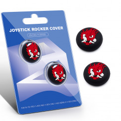 Силиконовые накладки на стики PS5/PS4/Xbox Cyberpunk 2077 – Thumb Grips 2 шт (антиковские)