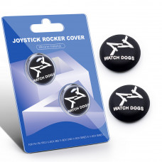 Силіконові накладки на стіки PS5/PS4/Xbox Watch Dogs – Thumb Grips 2 шт (антиковзкі)
