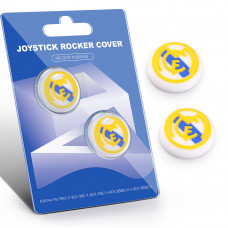 Силіконові накладки на стики PS5/PS4/Xbox Real Madrid – Thumb Grips 2 шт (антиківські)