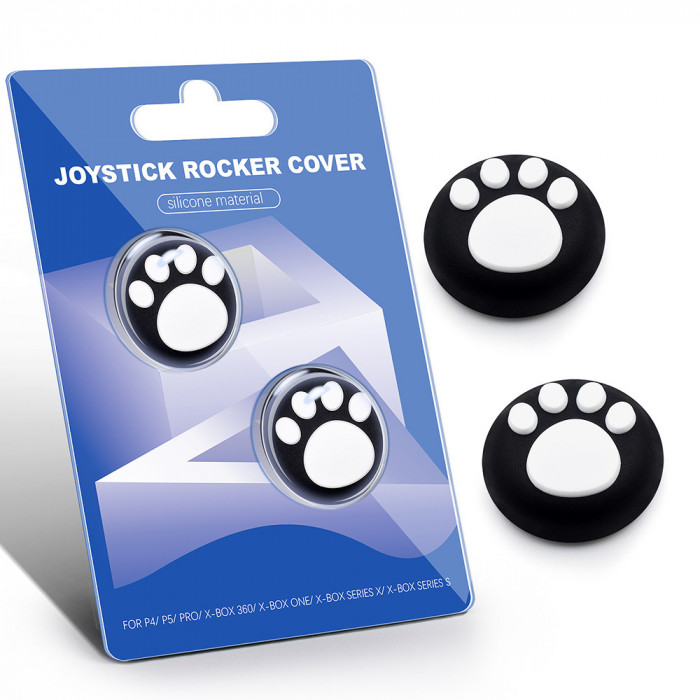 Купити Накладки на стіки PS5/PS4/Xbox Cat Paw (Panda Style) - 2 шт