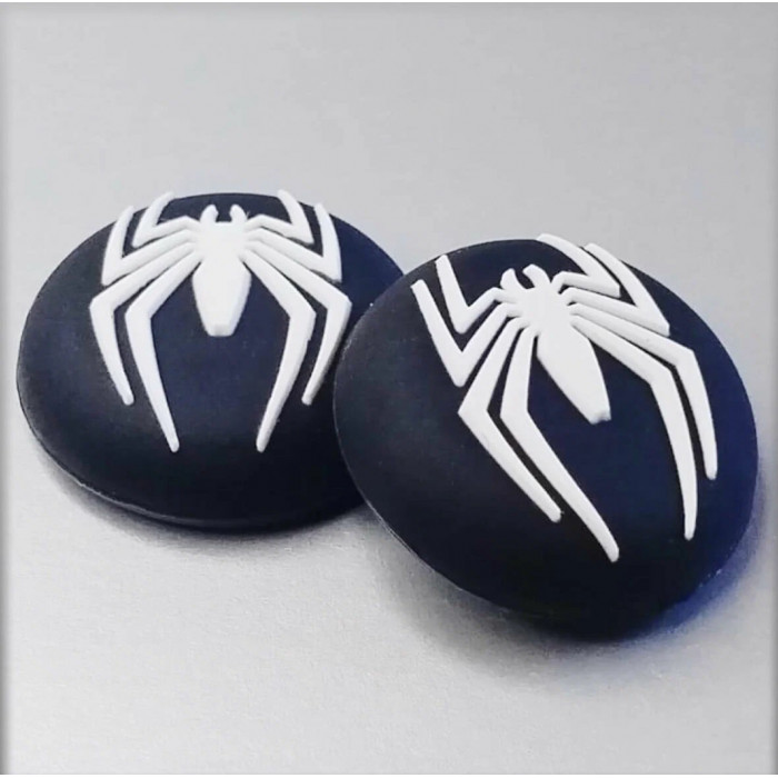 Купить Накладки на стики PS5/PS4/Xbox Spider-Man Black – 2 шт.