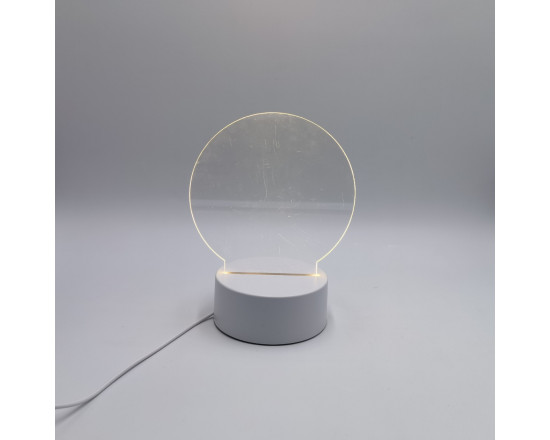 3D светильник-ночник планер круглый с маркером на котором можно писать 3D Creative