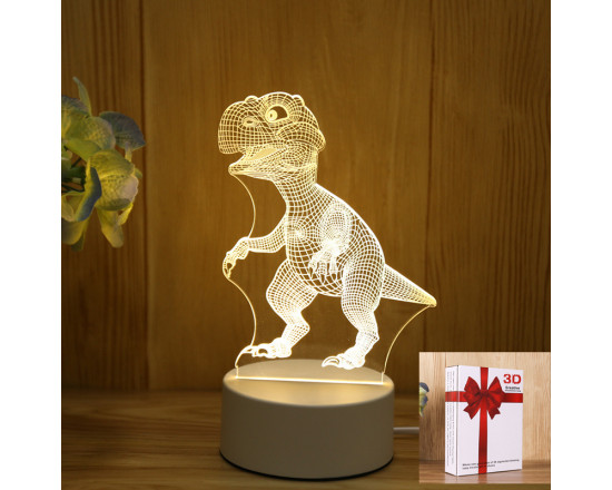 3D світильник-нічник «Динозаврик» 3D Creative