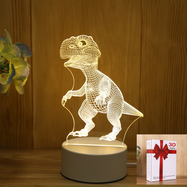 3D світильник-нічник «Динозаврик» 3D Creative