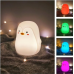 Силиконовый светильник - ночник Пингвин со встроенным аккумулятором