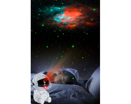 Лазерний нічник-проектор зоряного неба Астронавт ST із зіркою