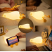 Силіконовий світильник - нічник Качка з вбудованим акумулятором та таймером