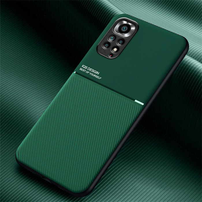 Силиконовый чехол IQS Design для Xiaomi Redmi Note 11/11s Зелёный