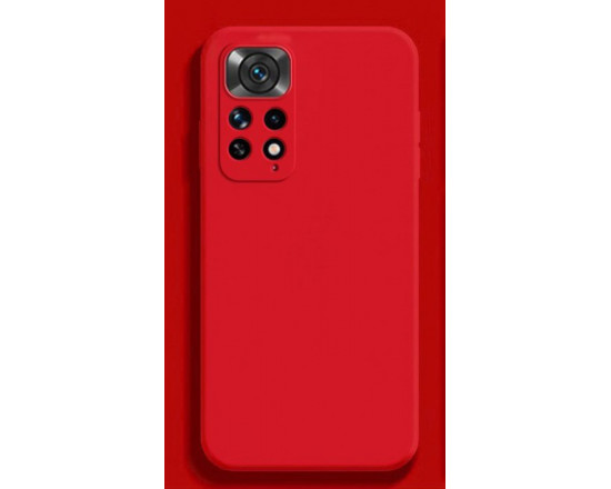 Силиконовый чехол Soft Touch для Xiaomi Redmi Note 12 Pro 4G Красный