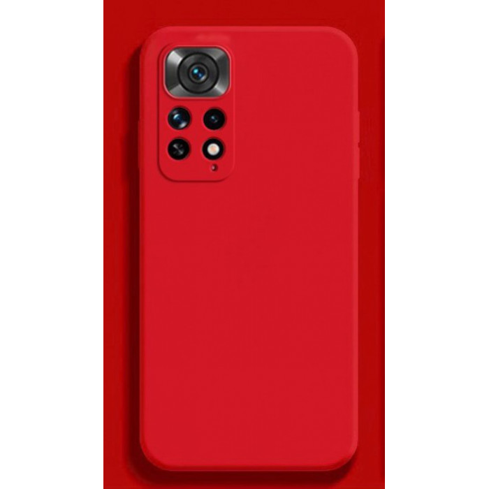 Силиконовый чехол Soft Touch для Xiaomi Redmi Note 12 Pro 4G Красный