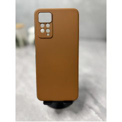 Силиконовый чехол Soft Touch для Xiaomi Redmi Note 11 Pro Коричневый