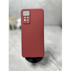 Силіконовий чохол Soft Touch для Xiaomi Redmi Note 11 Pro Бордовий