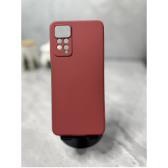 Силиконовый чехол Soft Touch для Xiaomi Redmi Note 11 Pro Бордовый