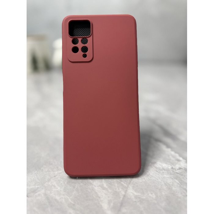 Силиконовый чехол Soft Touch для Xiaomi Redmi Note 11 Pro Бордовый