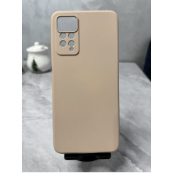 Силиконовый чехол Soft Touch для Xiaomi Redmi Note 11 Pro Бежевый