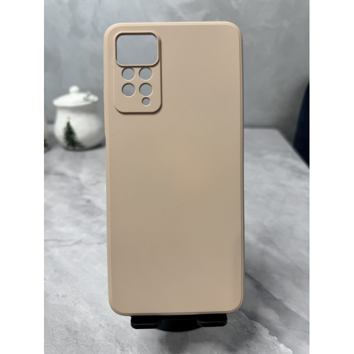 Силиконовый чехол Soft Touch для Xiaomi Redmi Note 11 Pro Бежевый