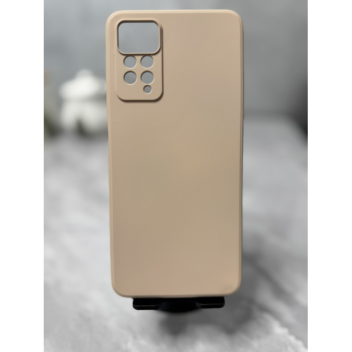 Силиконовый чехол Soft Touch для Xiaomi Redmi Note 11 Pro Бежевый