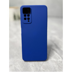 Силиконовый чехол Soft Touch для Xiaomi Redmi Note 11 Pro Синий