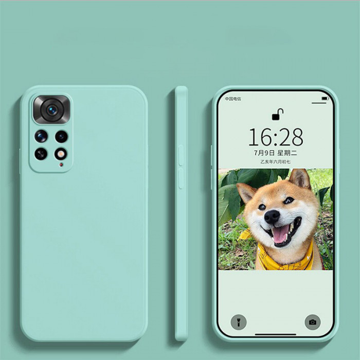 Силиконовый чехол Soft Touch для Xiaomi Redmi Note 11 Pro Мятный