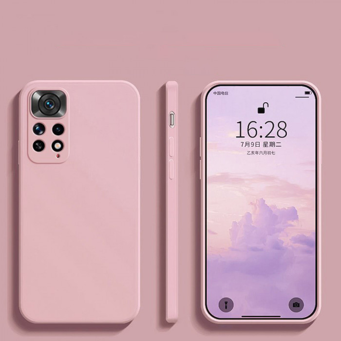 Силиконовый чехол Soft Touch для Xiaomi Poco X4 Pro 5G Розовый