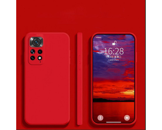 Силиконовый чехол Soft Touch для Xiaomi Redmi Note 11 Pro 5G Красный