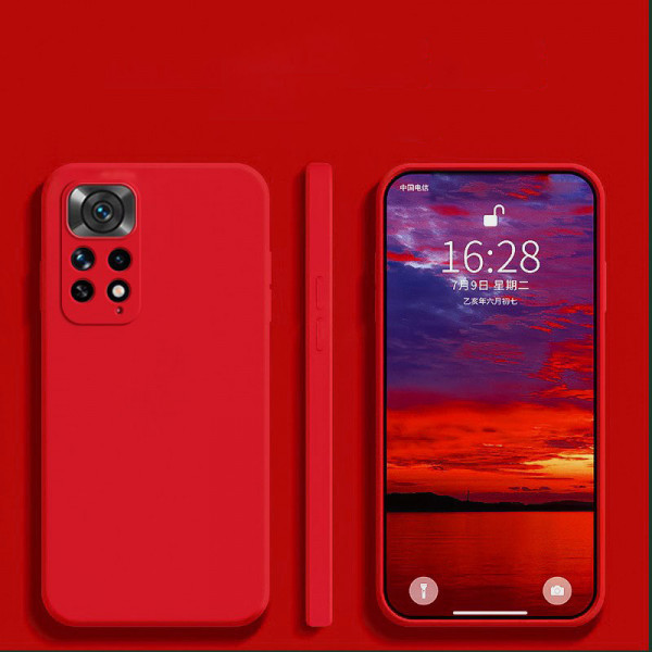 Силиконовый чехол Soft Touch для Xiaomi Redmi Note 11 Pro 5G Красный
