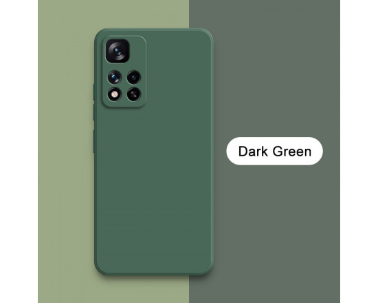 Силіконовий чохол Soft Touch для Xiaomi Redmi Note 11 Pro+ Plus Темно-зелений