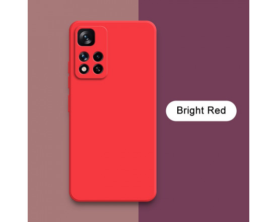 Силиконовый чехол Soft Touch для Xiaomi Redmi Note 11 Pro+ Plus Красный