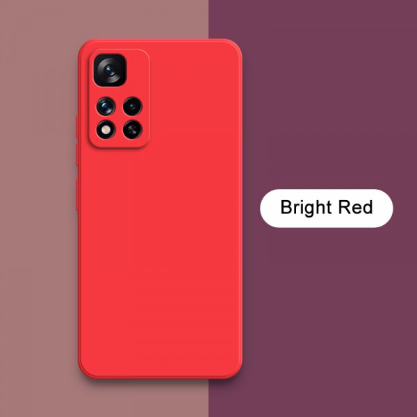 Силиконовый чехол Soft Touch для Xiaomi Redmi Note 11 Pro+ Plus Красный