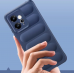 Силиконовый противоударный чехол для Xiaomi Redmi Note 12 Тёмно-синий