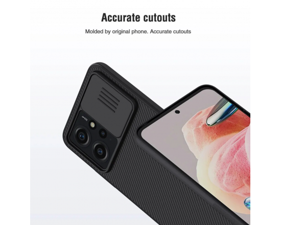 Чехол Nillkin CamShield для Xiaomi Redmi Note 12 4G Чёрный