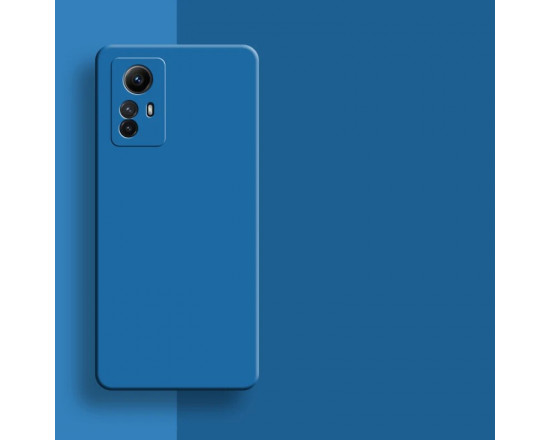 Силиконовый чехол Soft Touch для Xiaomi Mi 12 Lite Темно-синий