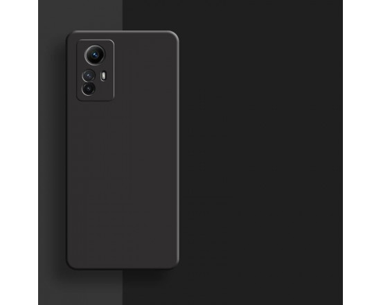 Силиконовый чехол Soft Touch для Xiaomi Mi 12 Lite Черный