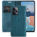 Чохол-книжка CaseMe із нубуку для Xiaomi Redmi Note 12 5G Бірюзовий
