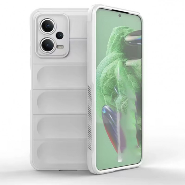 Силіконовий протиударний чохол для Xiaomi Redmi Note 12 5G Білий